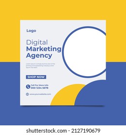 Marketing Social Media Post Banner Template
