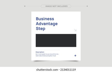Marketing Social Media Post design. A good template for advertising on social media. Perfect for social media posts, background, and web banner internet ads.