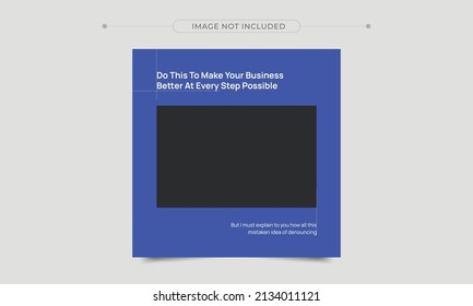 Marketing Social Media Post design. A good template for advertising on social media. Perfect for social media posts, background, and web banner internet ads.