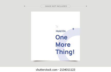 Marketing Social Media Post design. A good template for advertising on social media. Perfect for social media posts, background, and web banner internet ads.