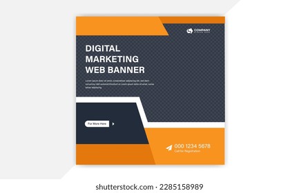 Marketing social media post design. poster template. web banner design.