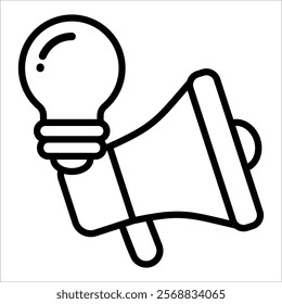Marketing Solution Icon Element For Design