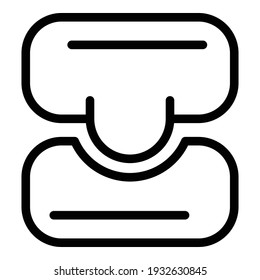 Marketing solutions icon. Outline marketing solutions vector icon for web design isolated on white background