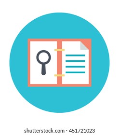 Marketing Strategy Colored Vector Icon
