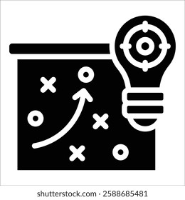 Marketing Strategy Icon Element For Design