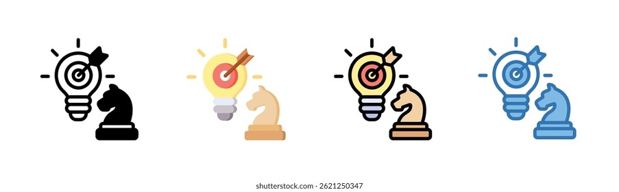 Marketing Strategy Icon Element For Design