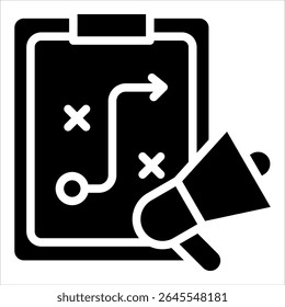 Marketing Strategy Icon Element For Design
