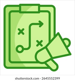 Elemento Ícone Da Estratégia De Marketing Para Design