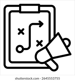 Elemento Ícone Da Estratégia De Marketing Para Design