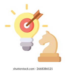 Marketing Strategy Icon Element For Design