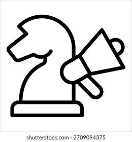 Marketing Strategy Icon Element For Design