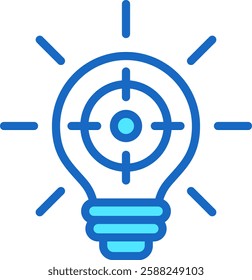 Marketing Strategy Icon Outline Vector Illustration