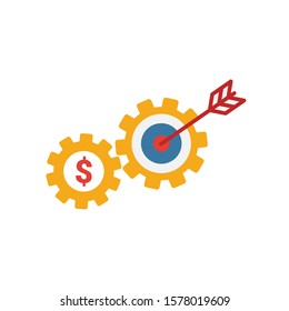 Marketing Strategy icon set. Colored creative element from online marketing icons collection. Creative marketing strategy icon for web and mobile design.
