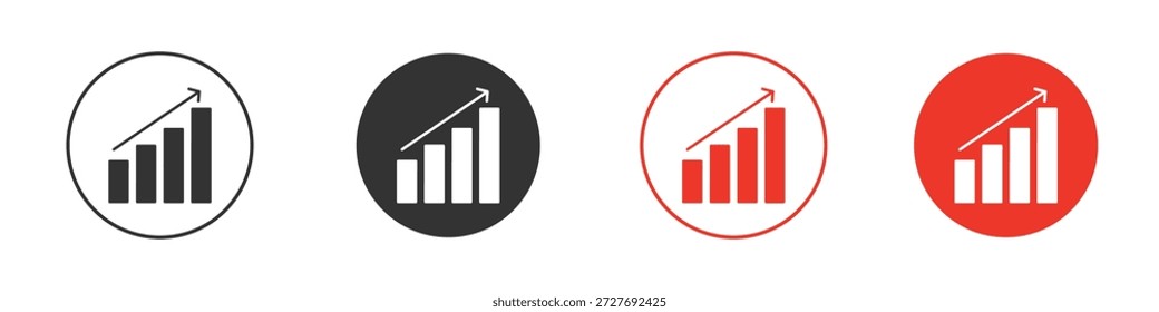 Símbolo de icono de estrategia de marketing. Diseño simple y plano para Web o App móvil. Logotipo de Ilustración vectorial mínima.
