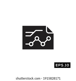 Marketing Strategy Icon Vector. Marketing Planning Symbol Silhouette Vector