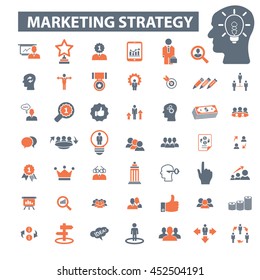 marketing strategy icons