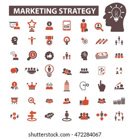 marketing strategy icons