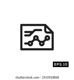 Marketing Strategy Line Icon Vector. Marketing Planning Symbol Vector