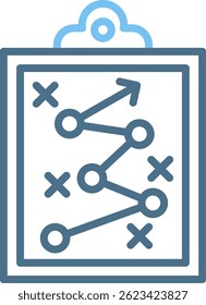 Marketing Strategy Line Two Colour Icon