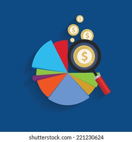 Marketing symbol,clean vector
