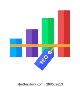 Marketing, tags, internet, optimization icon vector image. Can also be used for seo, digital marketing, technology. Suitable for use on web apps, mobile apps and print media.