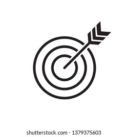 marketing target icon vector