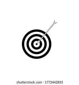 marketing target icon vector illustration logo template