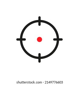 Marketing target line icon vector. Target and Goal symbol.