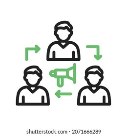 Marketing Team icon vector image. Can also be used for Entrepreneurship. Suitable for mobile apps, web apps and print media.