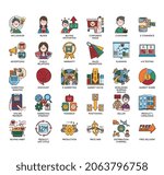 Marketing , Thin Line and Pixel Perfect Icons