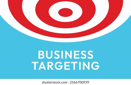 Marketing time concept. Targeting the business. Flat design target. Game of darts. Vector illustration