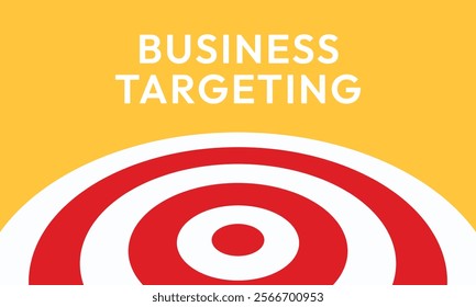 Marketing time concept. Targeting the business. Flat design target. Game of darts. Vector illustration