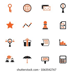 marketing vector color icons for web and user interface design