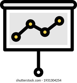 icono de línea de color de vector de marketing