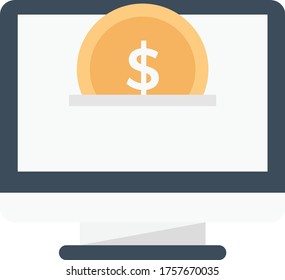 icono de color plano vector de marketing 