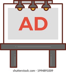 marketing vector flat colour icon