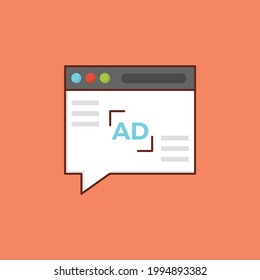Marketing-Vektorflachfarbensymbol