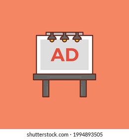 marketing vector flat colour icon