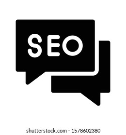 marketing vector glyph flat icon 