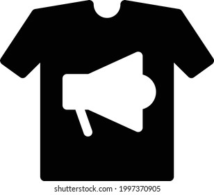 marketing vector glyph flat icon