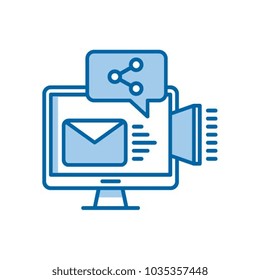 Marketing vector icon