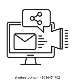 Marketing vector icon