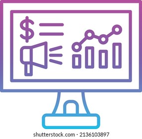 Marketing vector icon. Can be used for printing, mobile and web applications.