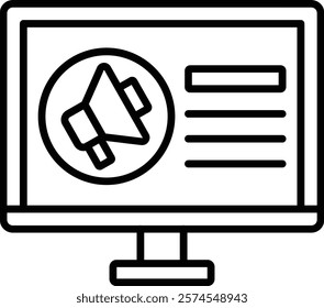 Marketing vector icon. Can be used for printing, mobile and web applications.