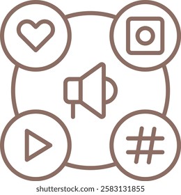 Marketing vector icon. Can be used for printing, mobile and web applications.