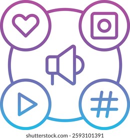 Marketing vector icon. Can be used for printing, mobile and web applications.