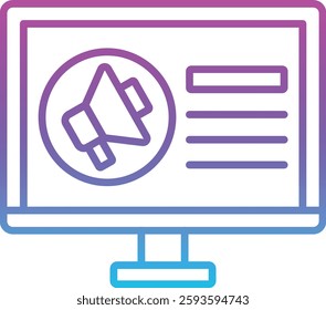 Marketing vector icon. Can be used for printing, mobile and web applications.