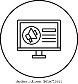 Marketing vector icon. Can be used for printing, mobile and web applications.