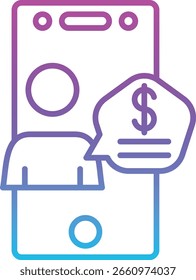 Icono de Vector de marketing. Se puede utilizar para aplicaciones de impresión, móviles y de Web.