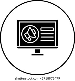 Icono de Vector de marketing. Se puede utilizar para aplicaciones de impresión, móviles y de Web.